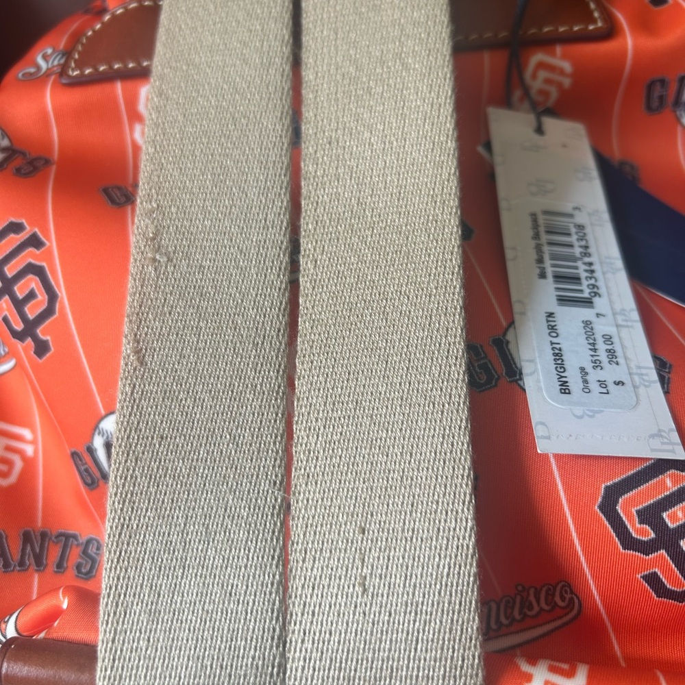 Dooney & Burke San Francisco Giants Medium Murphy Backpack - Picture 3 of 7